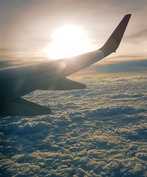 Airplane Flying Clouds 1